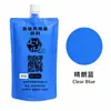 Nubes de Colores 400ml Pintura Acrílica en Bolsa, Ecológica e Impermeable, para Estudiantes de Arte Infantiles, Pintura de Pared DIY, Pintura Texturizada