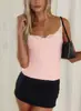 Camisole de Renda Patchwork Puro Desejo Estilo Francês Mais Vendido Transfronteiriço para Mulheres, Versátil para Usar por Baixo ou por Cima, Top Curto Picante para Meninas