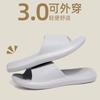 Pantuflas Simples Personalizadas para Hombre, para Uso Doméstico en Interiores, de Suela Gruesa para Baño, Antideslizantes, Pantuflas de Pareja Eva para Mujer