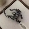 2024 Novo Estilo Acessível Luxo Grampo de Cabelo Laço Cheio de Diamantes Grande Pegador de Liga de Zinco Presilha Tubarão para Cabelo na Parte de Trás da Cabeça