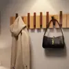 Cabide de Madeira com Formato de Tecla de Piano para Parede, Instalação sem Furos, Prateleira de Armazenamento Criativa para Quarto, Hall de Entrada e Corredor