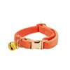 Collar de Campana de Felpa para Gato Mascota al por Mayor Collar Grabado Láser Collar para Cuello de Gato Mascota Collar para Gato