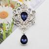 32*60mm Liga Strass Acrílico Coroa Pingente Flor Disco DIY Roupas Acessórios de Cabelo Joias Broche Decorativo Acessórios