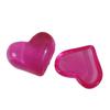 Doce all-match cor semi-transparente em forma de coração resina patch brincos grampo de cabelo DIY jóias acessórios material atacado