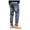 Jeans Nuevos de Hombre para Primavera y Otoño 2026, Tendencia Retro Americano Simples Casuales Holgados de Pierna Recta Pantalones de Mezclilla