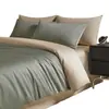 Conjunto de quatro peças de algodão de fibra longa de Xinjiang com 120 fios 100% algodão puro capa de edredom lençol de cama capa de colchão de alta qualidade têxtil para casa Nantong