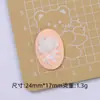 Peças de Flores Coloridas em Relevo Desenho Animado Feito à Mão DIY Acessórios de Joias Cola Creme Resina Pequenos Acessórios Materiais para Presilhas de Cabelo Atacado
