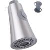 Puxe torneira de cozinha bico de duas funções acessórios origem silicone botão bico dot chifre puxar cabeça