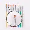 O fabricante fornece pincéis para nail art translúcidos estilo japonês, incluindo pincéis de cabeça redonda para esmalte em gel, pincéis finos (liner) e pincéis angulados para esmalte em gel, oferecendo uma variedade de funções.