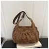 Versátil Bolsa Dulce Pequeña Estilo Coreano para Mujer 2026 Bolso de Hombro de Gran Capacidad Estilo Perezoso Casual Bolso Cruzado Plegado