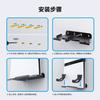PS5 Pro/Slim Consola Soporte de Almacenamiento Universal de Pared Soporte de Pared para Consola PS5 Estante de Almacenamiento para Mandos