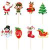 Bandera Decorativa de Navidad Nueva de Amazon Decoración para Fiesta de Navidad para Niños Inserto para Pastel