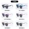 Montura Cuadrada de Moda Patas de Silicona Suave Sesión de Fotos Infantil Protección Solar Gafas de Sol Gm Gafas de Sol para Niñas Protección UV