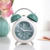 Despertador Potente, Despertador Mecánico de Metal con Timbre Simple para Estudiantes y Niños, Luz Nocturna Silenciosa, Reloj de Escritorio para Dormitorio