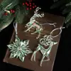 Nuevas Decoraciones Navideñas Transfronterizas, Copos de Nieve de Acrílico Coloridos, Colgantes para Árbol de Navidad, Decoraciones de Boda, Decoraciones Navideñas Tridimensionales