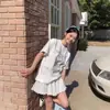 Camiseta Chic Estilo Hong Kong con Estampado de Bailarina de Ballet de Manga Corta para Mujer 2026 Nuevo Diseño de Verano Top Holgado Tendencia Ins