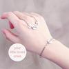 Pulsera de Accesorios Simples Retro Nuevos Europeos y Americanos Fabricante de Joyería Pulsera Versátil de Moda Elegante con 26 Letras DIY para Mujeres