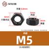 Tuerca Hexagonal Grado 8.8 Acero al Carbono Negro Alta Resistencia Tuerca Hexagonal Tuerca Ennegrecida Venta al por Mayor M2-M56