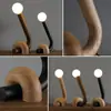 2026 Nuevo Diseño Creativo Lámpara de Mesa de Madera Maciza Lámpara de Mesita de Noche para Dormitorio Lámpara de Escritorio Sala de Estar Luz Ambiental Decorativa para el Hogar