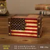Caja de Joyería Estilo Europeo Caja de Adorno de Madera Cofre del Tesoro para Niños Caja Pequeña de Madera Retro Caja de Joyería para Manos Caja de Madera Blanca