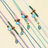Cordón de Colgante de Loto de una Cara con Colgante de Jade y Oro, Cordón de Collar Tejido a Mano de Jade Fresco para Hombres y Mujeres, Venta al por Mayor