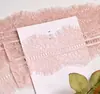 Tela de Borde de Encaje de pestañas de Doble Cara de 3 m de Largo para Decoración de Escote de Vestido, Borde de Encaje Bordado Hueco