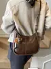 Bolsa Retro de Nicho Coreana Bolsa Transversal para Mulheres Moda Nova Inverno 2025 Casual Bolsa de Axila Bolsa de Ombro para o Dia a Dia