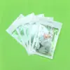 Bolsa Universal de Acessórios Branca Transparente Embalagem para Capa de Celular Bolsa Adesiva para Cabo de Dados Fone de Ouvido 12*19 * A6 Branca