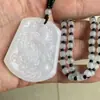 Colgante de Jade Blanco Afgano Natural de Dragón y Fénix Guanyin Buda, Artículos de Jade de Zona Turística, Artículos de Jade de Vendedor Ambulante, Venta al por Mayor de Colgantes de Jade