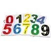 Brinquedo educativo (de madeira) Alinhamentos Numéricos 10 Peças
