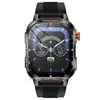 Reloj Inteligente Impermeable para Exteriores con Batería Grande de 1100mA, Rastreador Deportivo Multifuncional, Podómetro, Monitor de Frecuencia Cardíaca, Reloj Inteligente con Llamadas Bluetooth