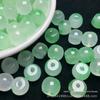 Alta gelo verde 11 x 9mm velho contas soltas contas atacado diy jade jóias ábaco contas pulseira colar acessórios