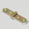 Bisagra Plegable con Esquinas Redondeadas para Tiras Largas, Accesorios para Marcos de Fotos, Bisagra Engrosada, Conectores de Fijación de Ferretería para Muebles, Bisagra Plegable de Hierro