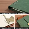 Caderno de folhas soltas de alta qualidade com logotipo personalizado, caderno de escritório em couro sintético para negócios, livro de registro de reuniões, páginas internas substituíveis