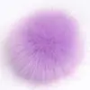 Pompons de Pele de Raposa Artificial Atacado para Acessórios de Roupas, Sapatos e Chapéus, Bolas de Pelo de Raposa Feitas à Mão DIY