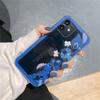 Capa Pikachu Stitch para Celular Apple 14 iPhone15pro Capa Protetora 13 Desenho Animado Resistente a Quedas X Transparente