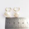 Pendientes chapados en oro de 14 quilates ~ pendientes de perlas 2023, nuevos pendientes de temperamento retro de moda, pendientes de moda de nicho