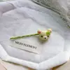 Presilha de Cabelo Rilakkuma Trevo de Quatro Folhas Fofo Estilo Ins Desenho Animado Doce Presilha Sem Marcar Franja Lateral Grampo de Cabelo Presilha de Maquiagem