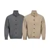 Suéter de punto para hombre con patrón de rombos estilo Old Money, colección otoño/invierno, con un diseño único, adecuado para la oficina y con cuello semi-alto.