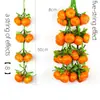 Colgantes de Cadena de Frutas y Verduras Simuladas para Decoración de Restaurantes, Guarderías y Casas de Campo; Modelos de Pimiento Falso, Maíz y Ajo del Noreste