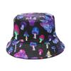 Sombrero de Sol de Moda Estilo Japonés Estilo Coreano Sombrero de Sol con Estampado Floral Pequeño de Flores Hojas Sombrero de Pescador para Mujer Transfronterizo