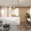 Nuevo Fondo de Pared 3D Tridimensional Chino para Salón de Belleza, Centro de Salud, Mural para Sala de Estar, Club de Pedicura Tela de Pared