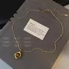 Collar de cuentas estilo Maillard con ojo de tigre, cadena para la clavícula versátil vintage de lujo ligero, venta al por mayor de joyería de alta gama