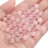 6/8/10 piedra blanca natural con superficie cortada a color cuentas redondas hechas a mano diy accesorios semiacabados para pulsera de mano accesorios caseros