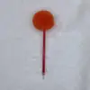 Caneta de pompom lisa e criativa, fofa e feminina, adequada para journaling, material de escrita para estudantes, caneta esferográfica de pelúcia atacado