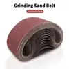 5 Peças de Lixas de Cinta 3x18 polegadas (75x457 mm) Marcenaria Lixamento Couro Metal Aço Inoxidável Madeira