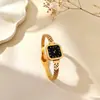 Pulsera de Reloj de Disco Romano de Acero de Titanio que No se Desvanece Pulsera de Correa Hueca Pulsera de Temperatura de Lujo Ligero de Nicho Joyería Transfronteriza