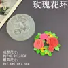 Molde de Silicone DIY Guirlanda de Rosa Suculenta Lírio-do-vale Molde para Bolo Fondant Decoração de Gesso para Aromaterapia