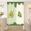 Cortina Divertida para Puerta de Dormitorio con Temática de Dibujos Animados, Cortina Divisoria para el Hogar, Cortina Bloqueadora para Cocina sin Taladrar, Media Cortina, Cortina Colgante para Baño