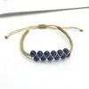 Pulsera de Bolas de Piedra Natural de Colores 6mm Tejida a Mano Ajustable - La Más Vendida Europea y Americana de Amazon